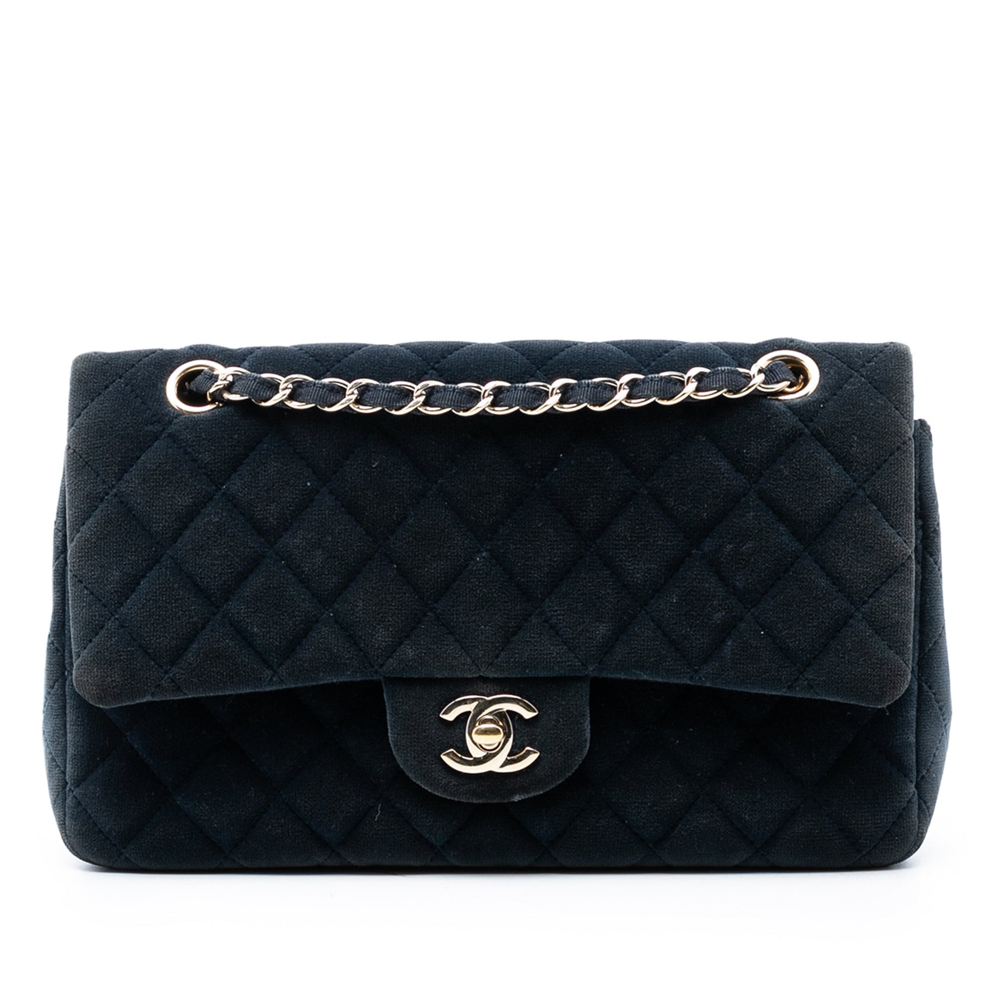 Chanel Medium Classic Velvet Double Flap