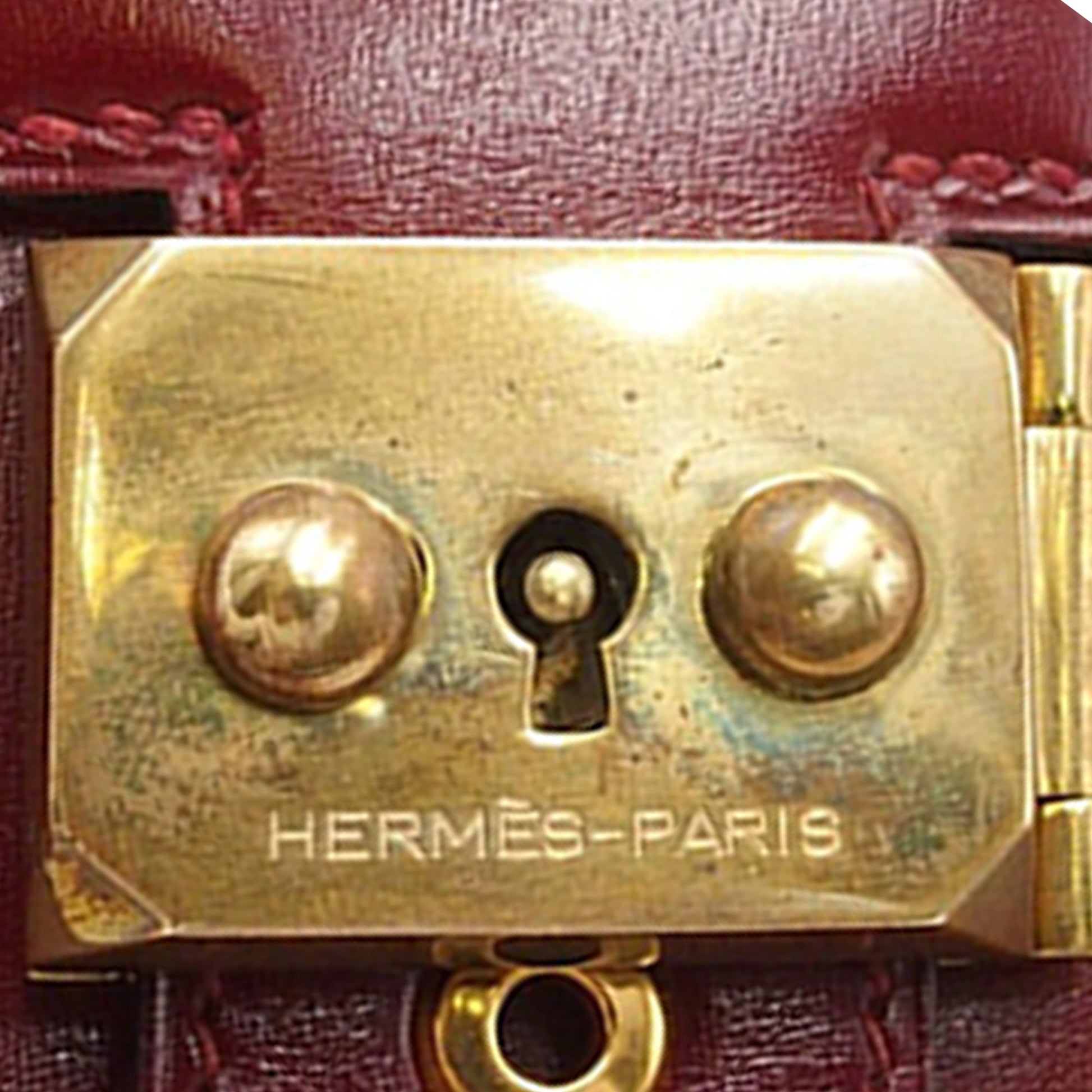 Hermès Box Calf Jet Pochette Clutch