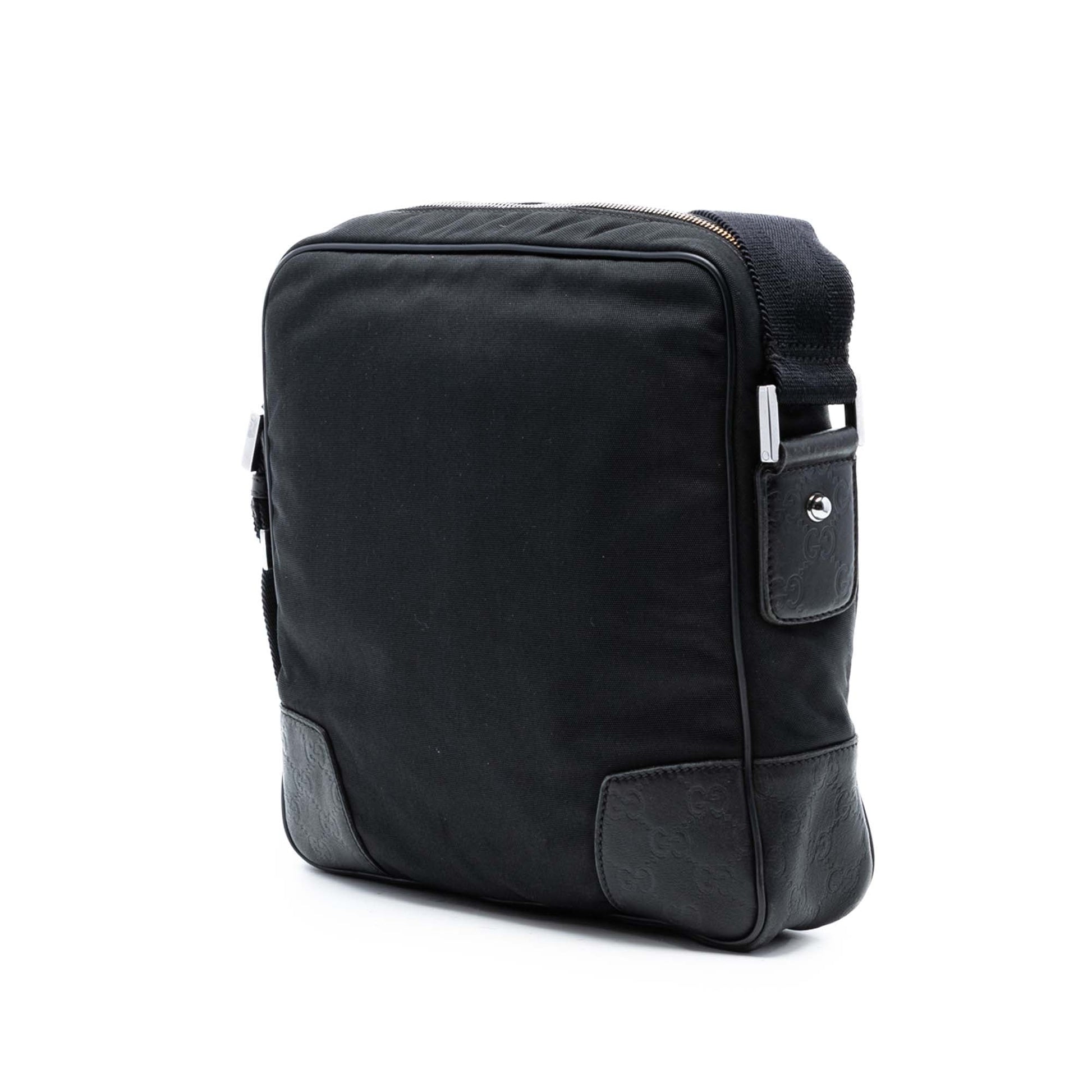 Gucci Guccissima Trimmed Nylon Crossbody