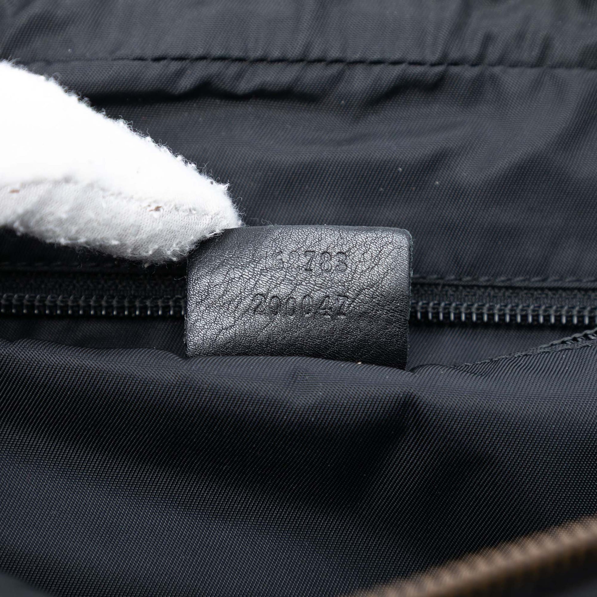Gucci Guccissima Trimmed Nylon Crossbody
