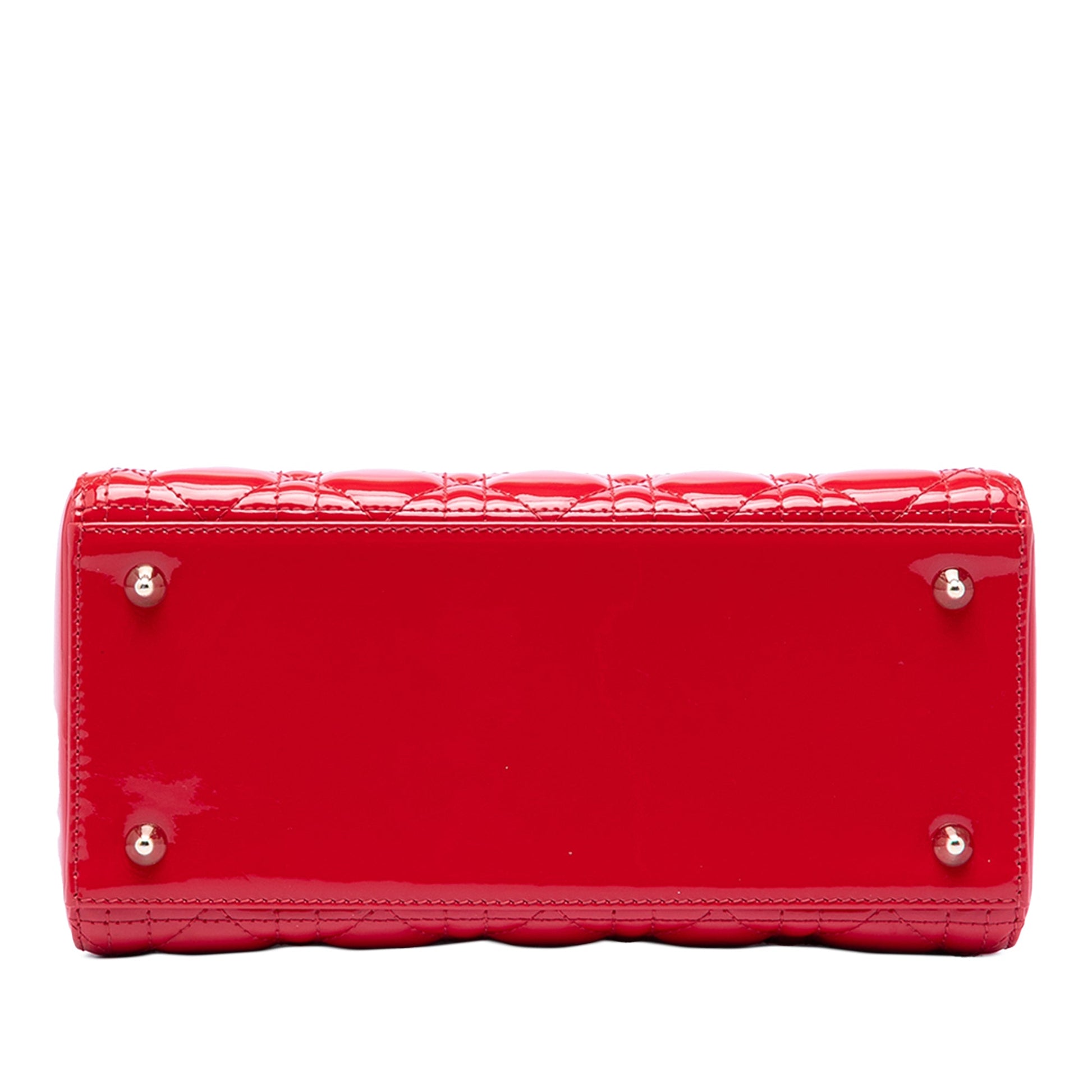 Dior Medium Patent Cannage Lady Dior