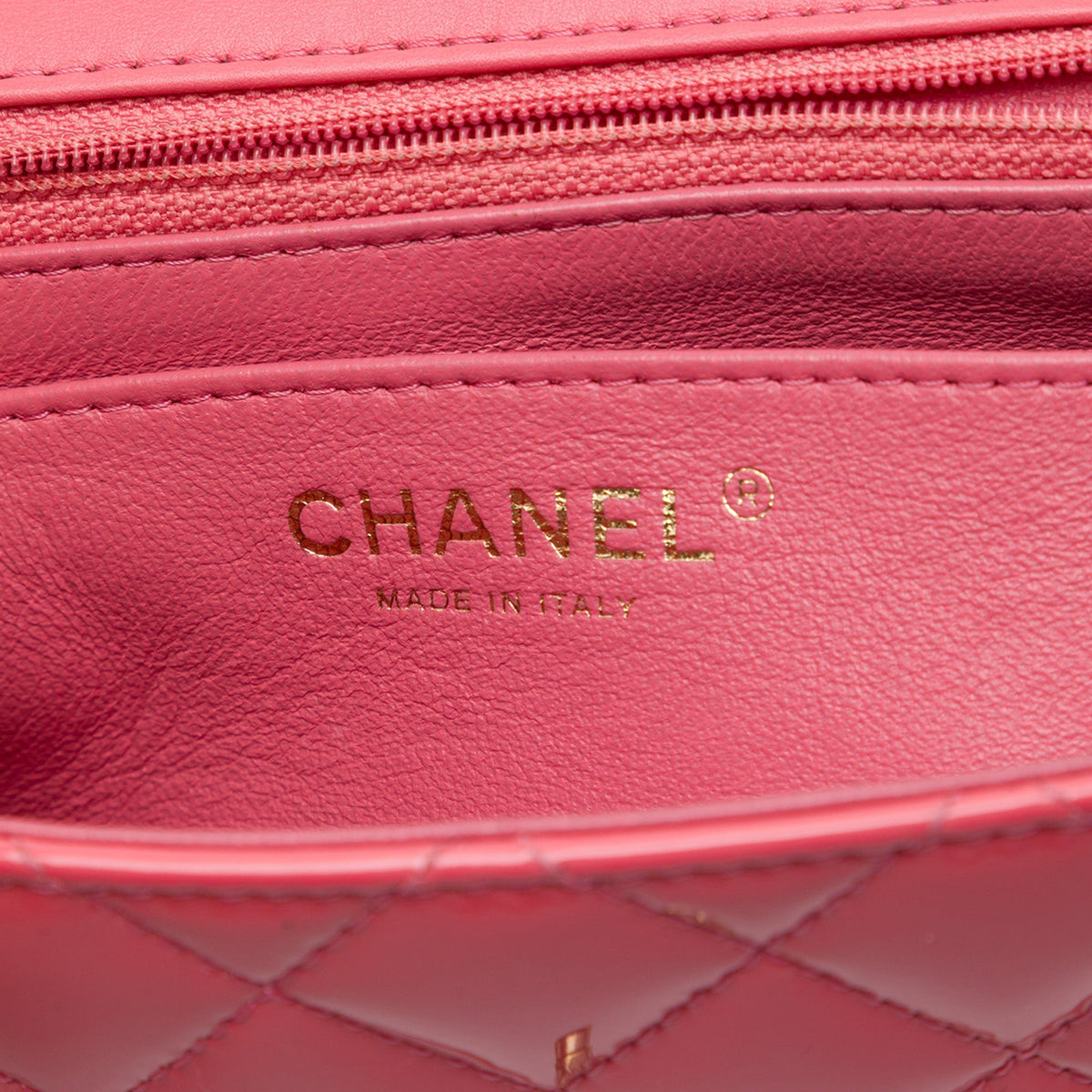 Chanel Mini Square Classic Patent Single Flap