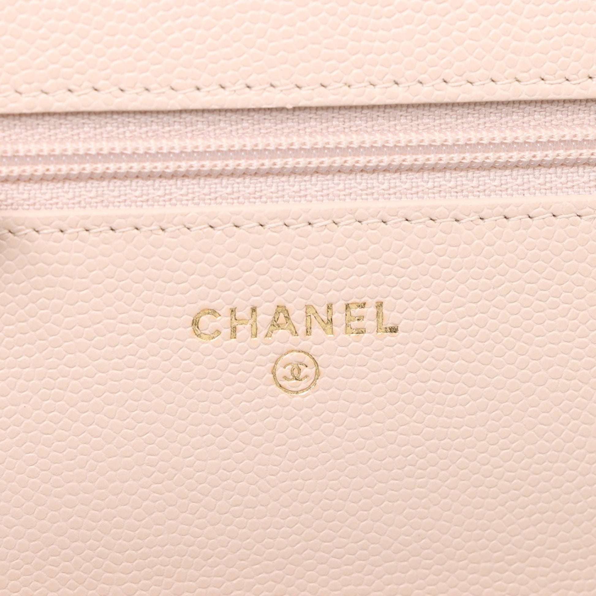 Chanel Quilted Caviar Golden Class Wallet On Chain