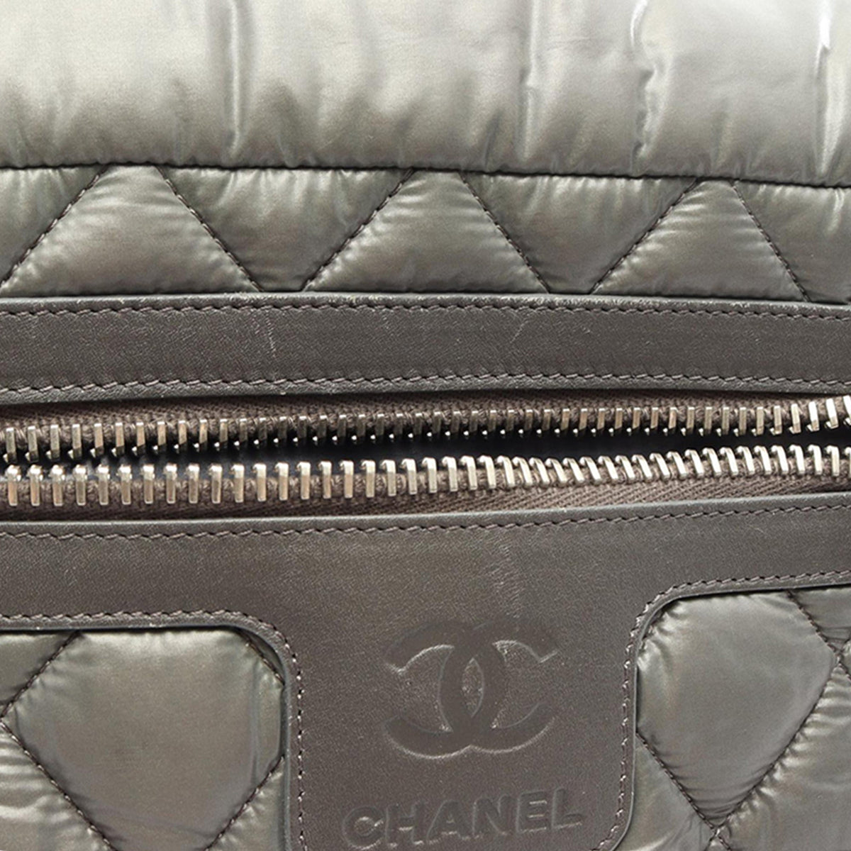 Chanel Small Quilted Nylon Coco Cocoon Messenger Bag — Green