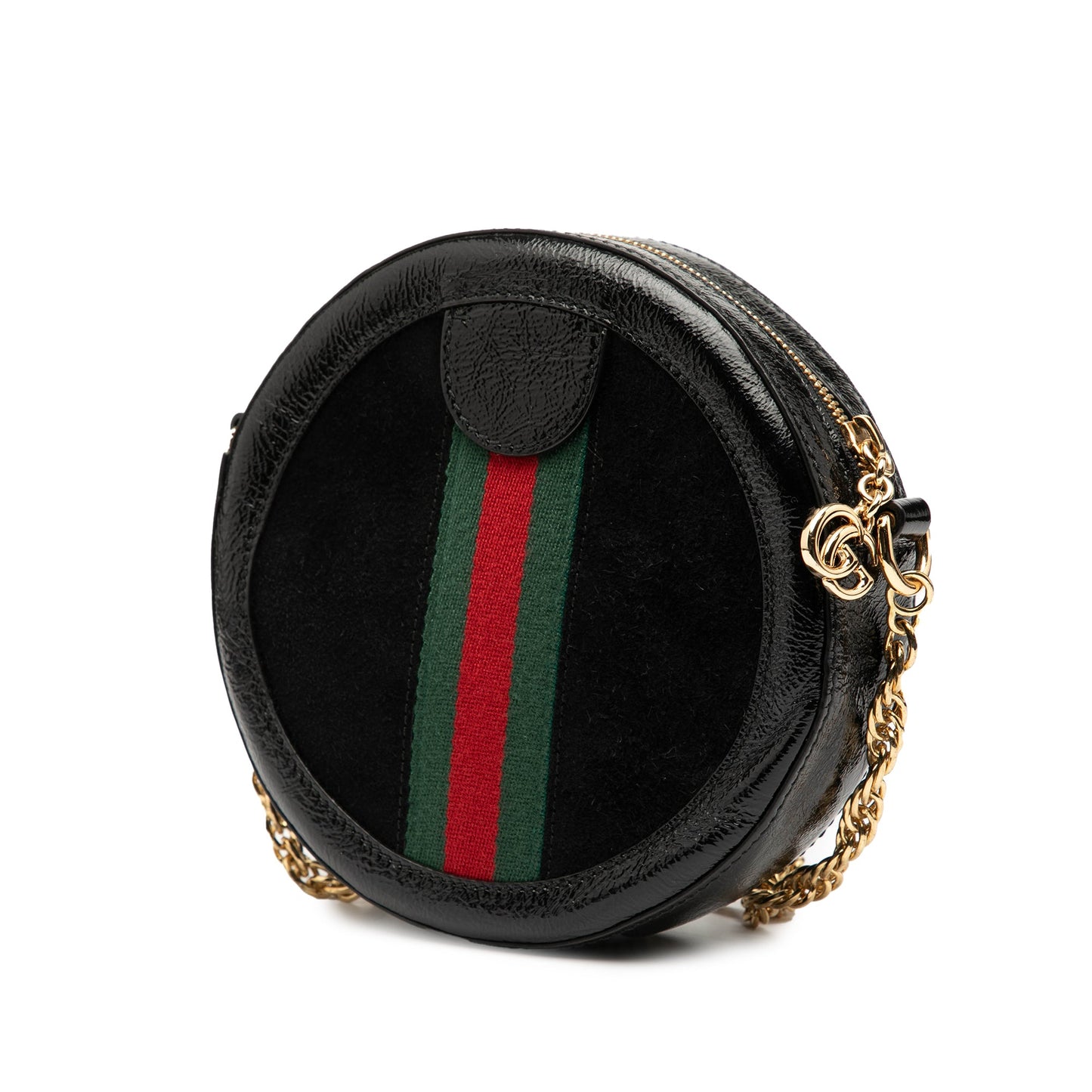 Gucci Mini Suede Ophidia Round Crossbody