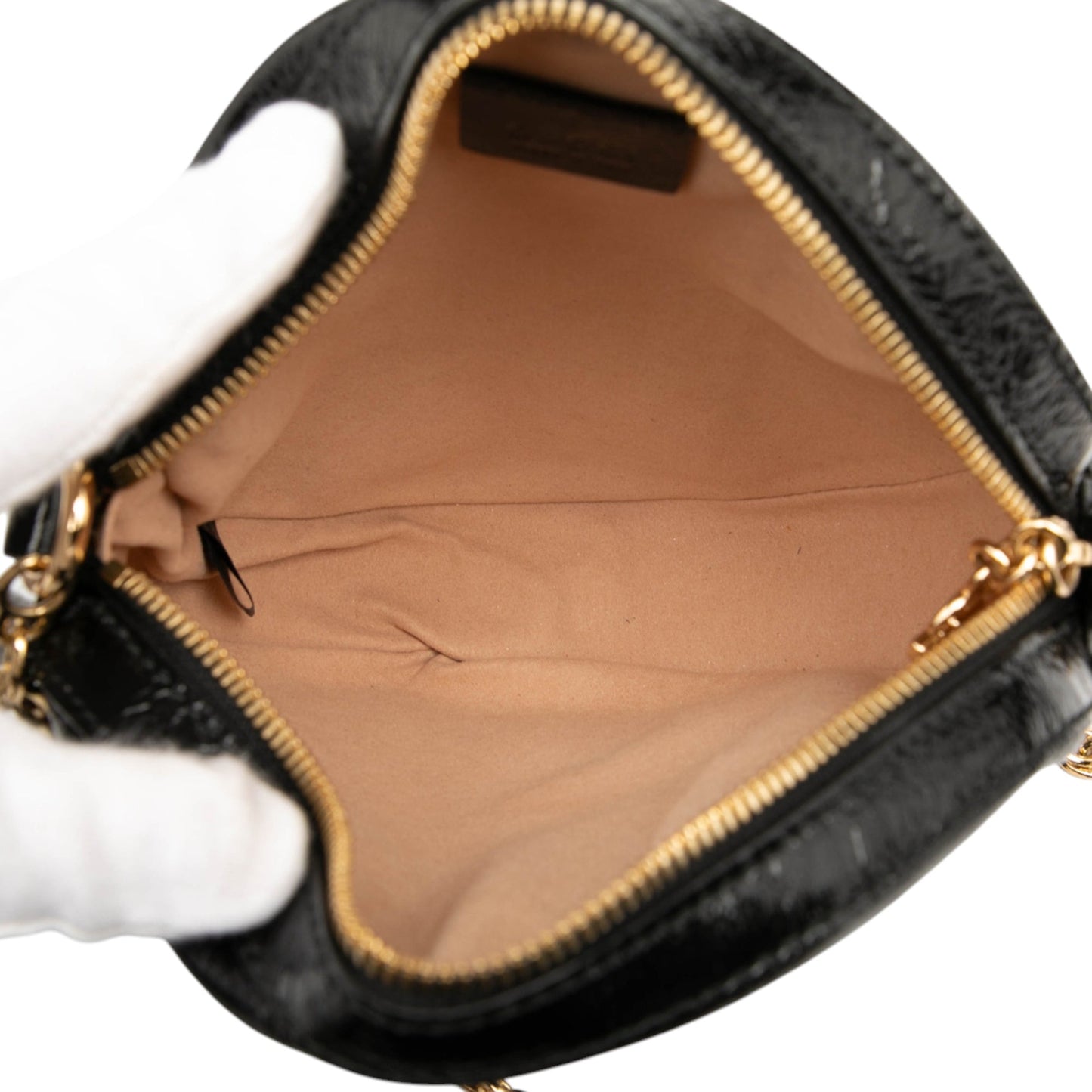 Gucci Mini Suede Ophidia Round Crossbody