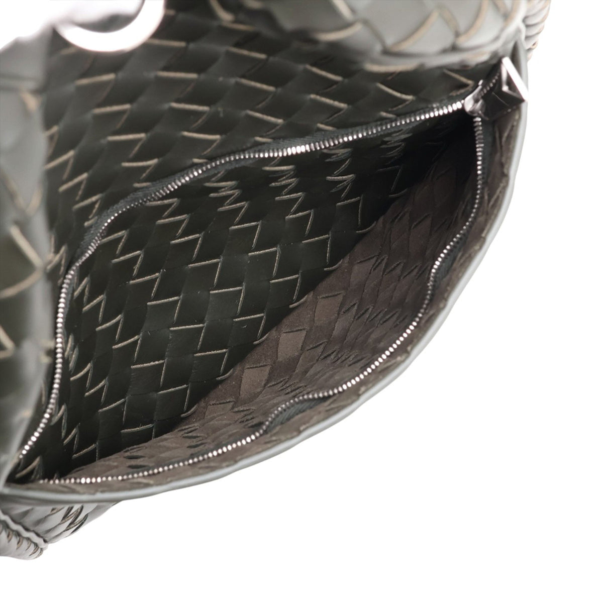 Bottega Veneta Nappa Intrecciato Travel Bag — Brown