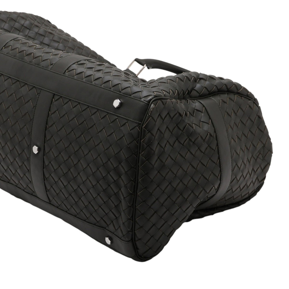 Bottega Veneta Nappa Intrecciato Travel Bag — Brown