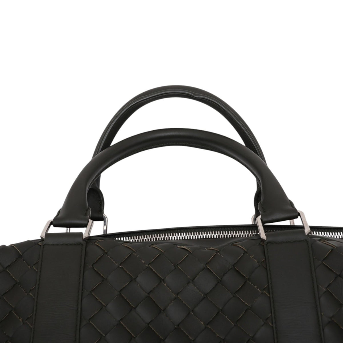 Bottega Veneta Nappa Intrecciato Travel Bag — Brown