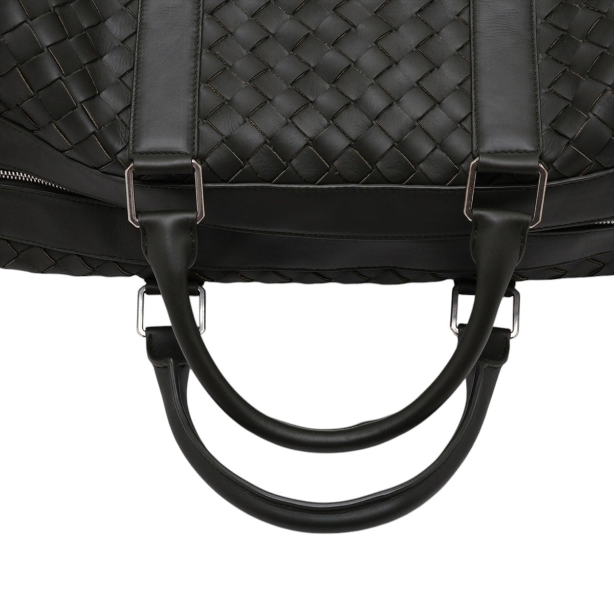 Bottega Veneta Nappa Intrecciato Travel Bag — Brown