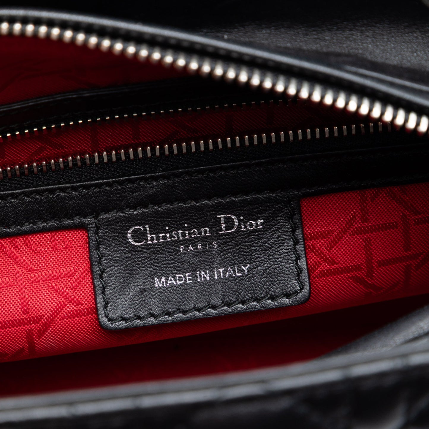 Dior Medium Lambskin Cannage Lady Dior