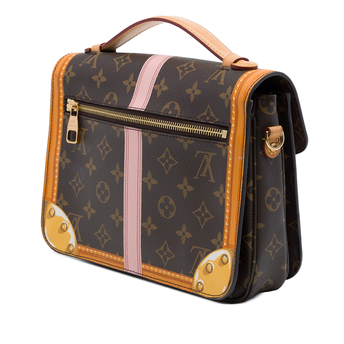 Louis Vuitton Monogram Summer Trunks Pochette Metis — Brown