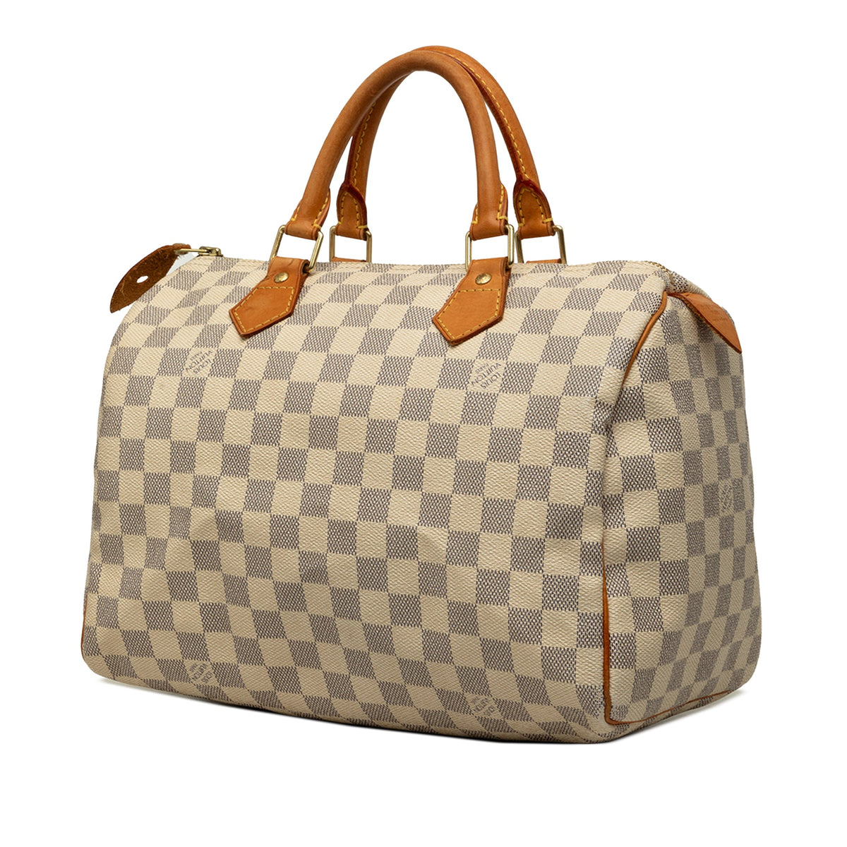 Louis Vuitton Damier Azur Speedy 30 — White