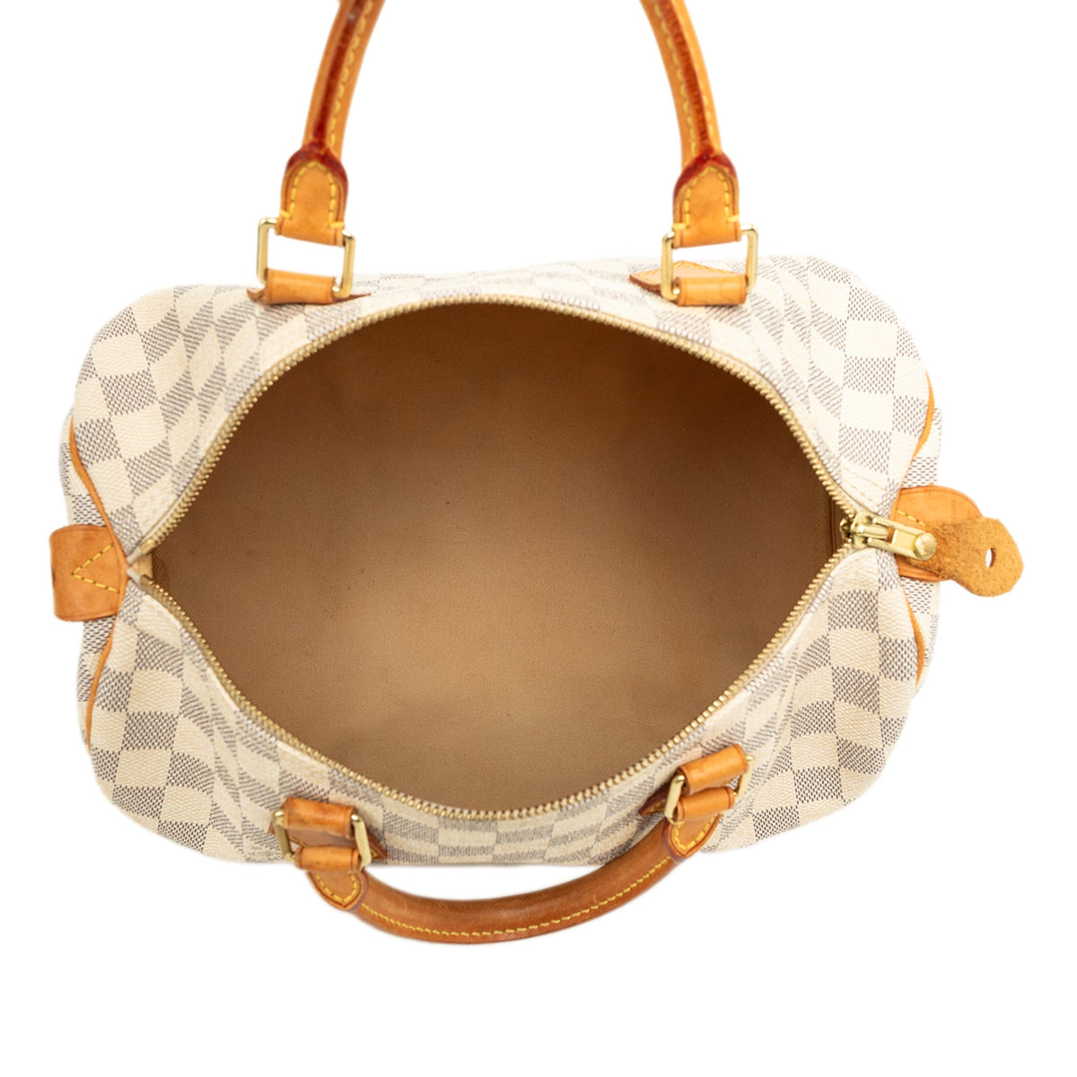 Louis Vuitton Damier Azur Speedy 30 — White