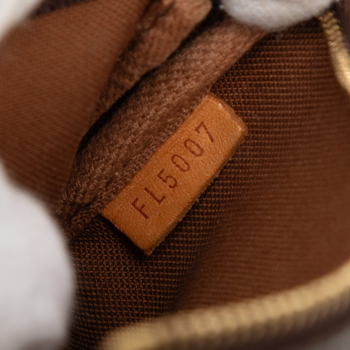 Louis Vuitton Monogram Mini Pochette Accessoires — Brown