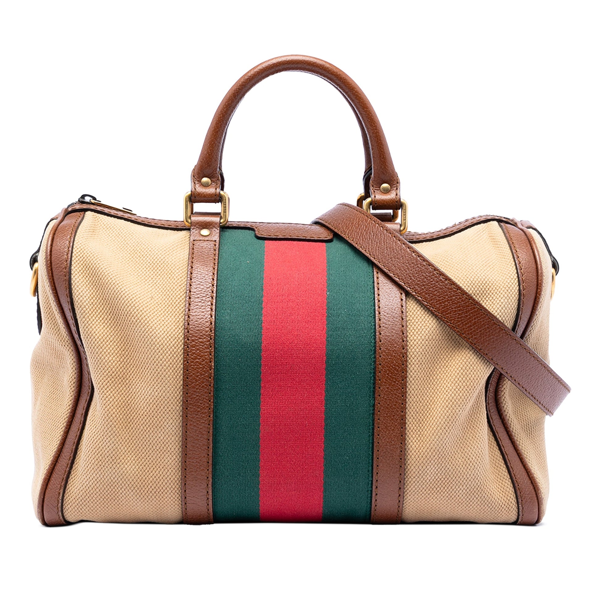 Medium Canvas Web Joy Boston Bag