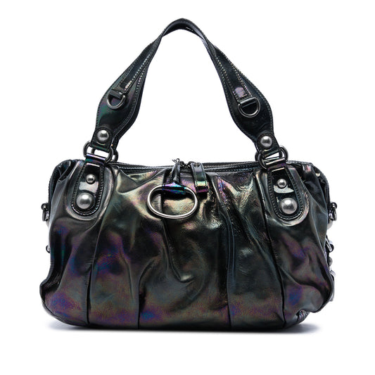 Gucci Patent Icon Bit Satchel
