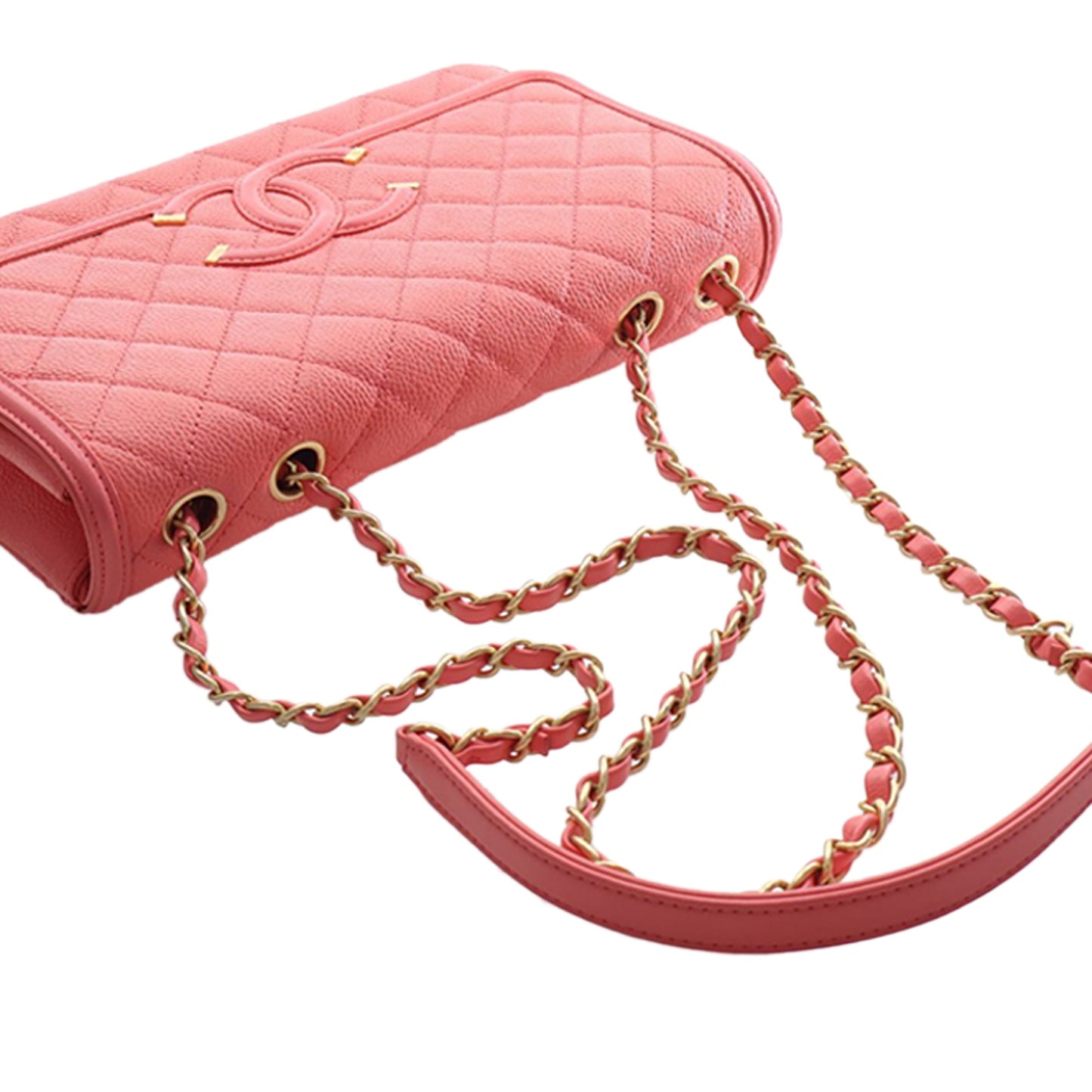 Chanel Medium Caviar CC Filigree Flap