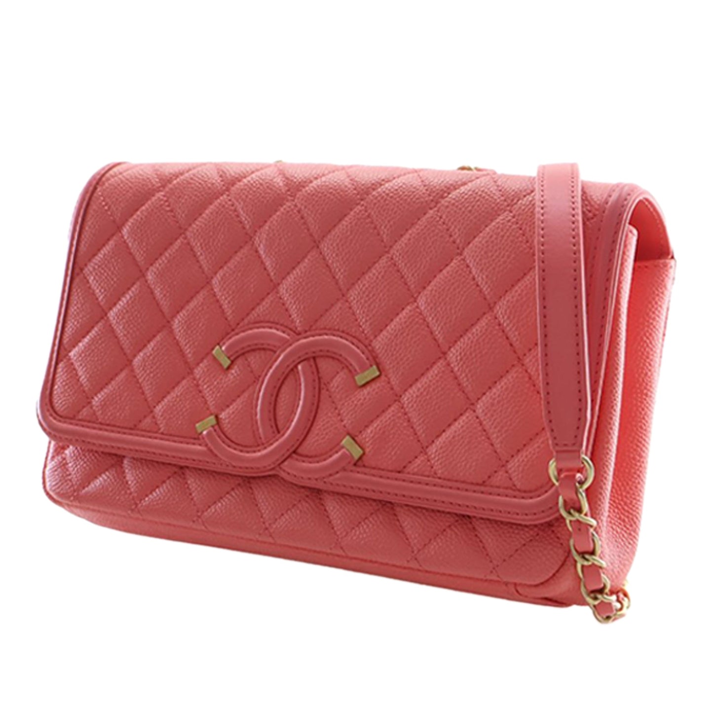 Chanel Medium Caviar CC Filigree Flap