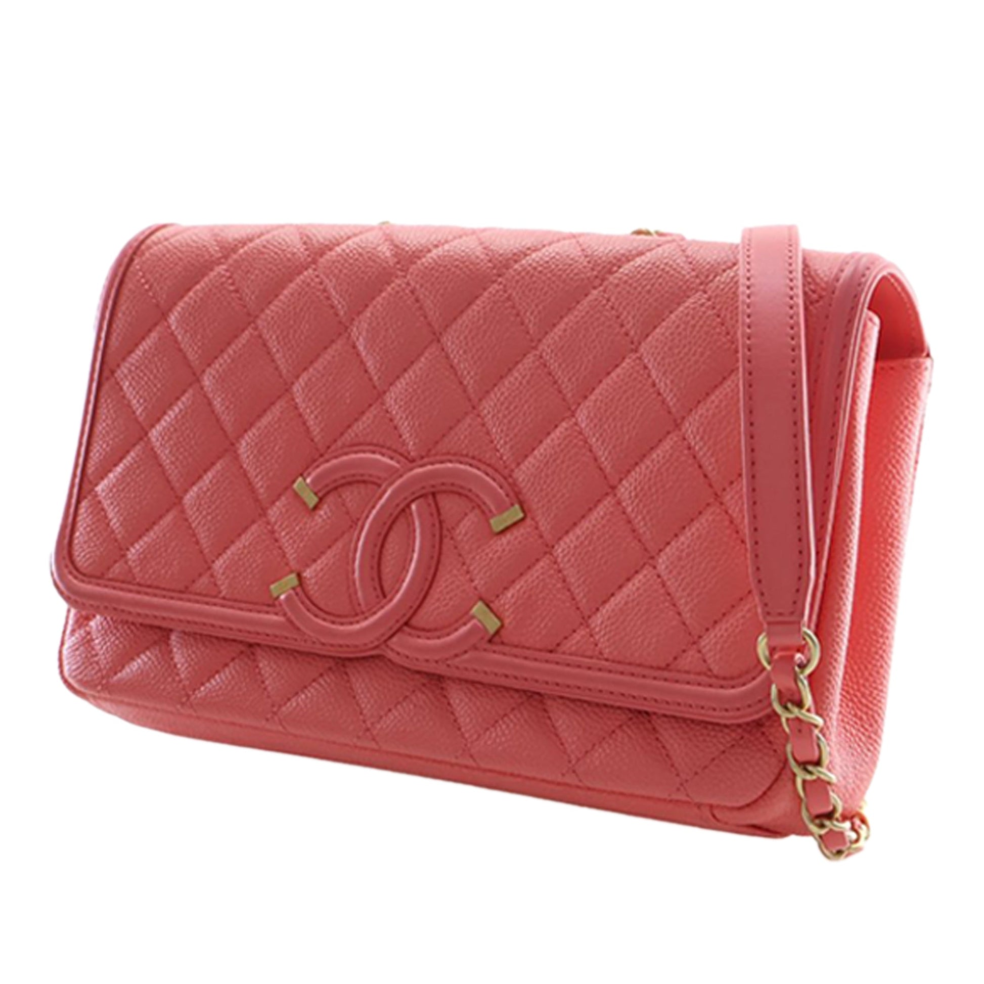 Chanel Medium Caviar CC Filigree Flap
