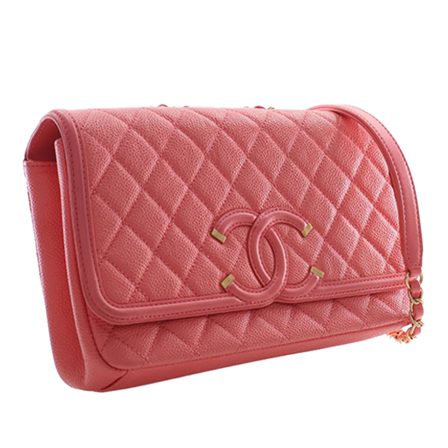 Chanel Medium Caviar CC Filigree Flap