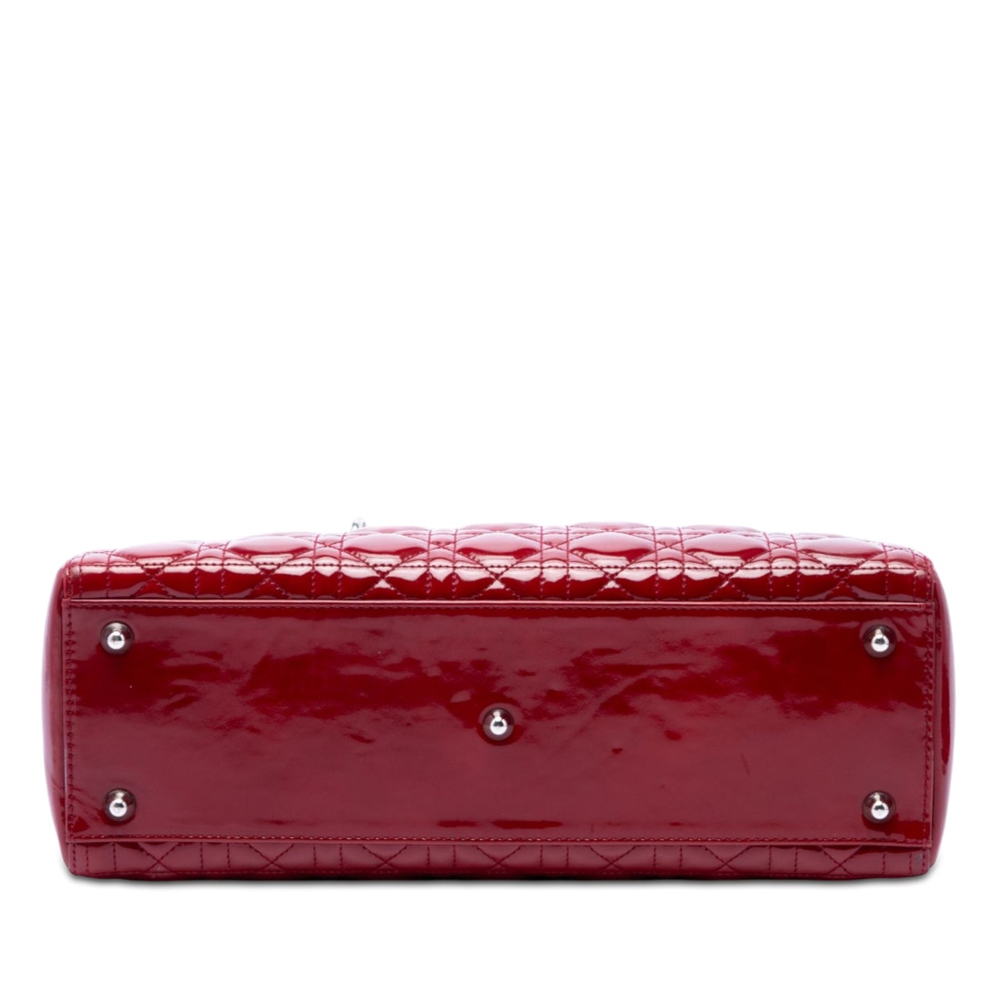 Dior Large Patent Cannage Lady Dior