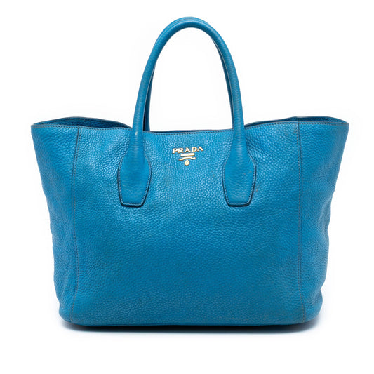 Prada Vitello Daino Open Convertible Tote