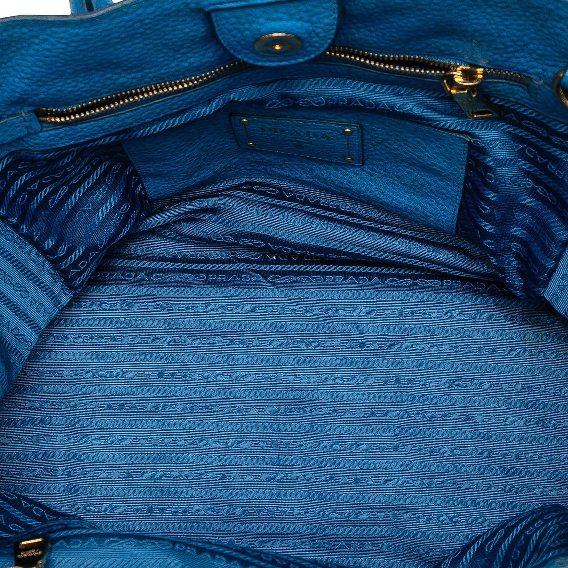 Prada Vitello Daino Open Convertible Tote