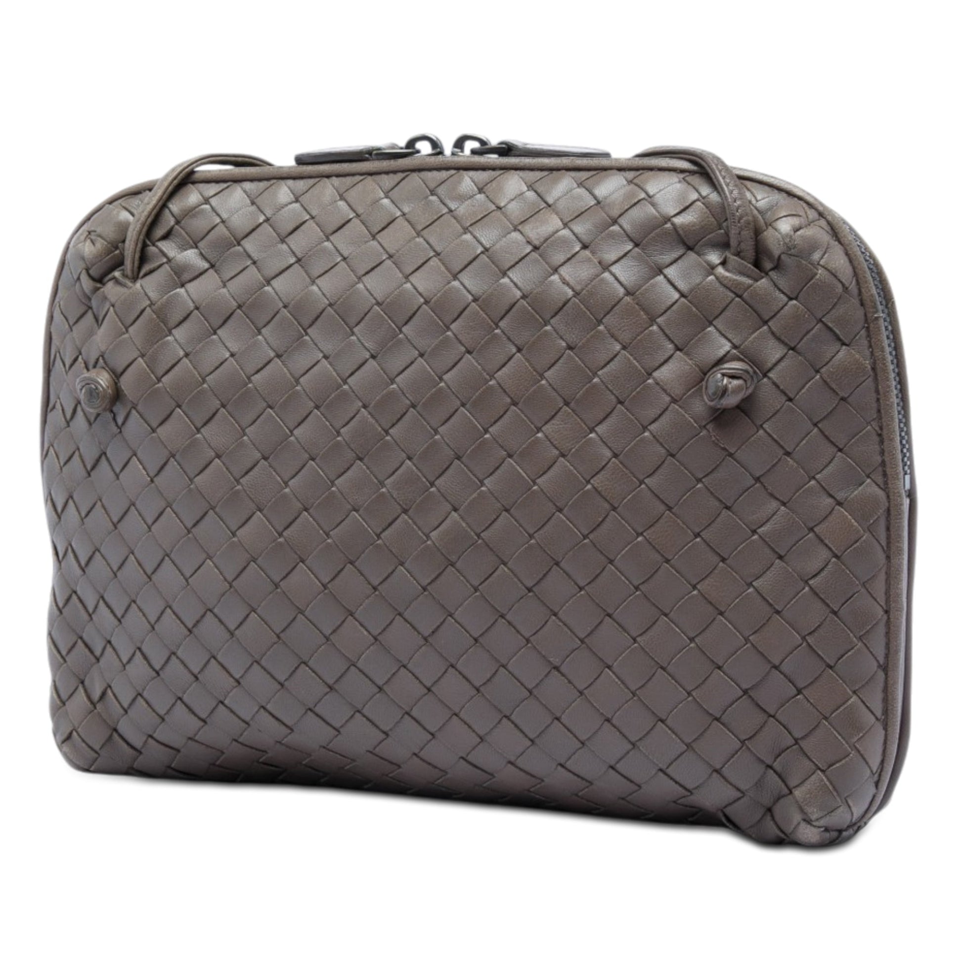 Bottega Veneta Nappa Intrecciato Nodini Crossbody