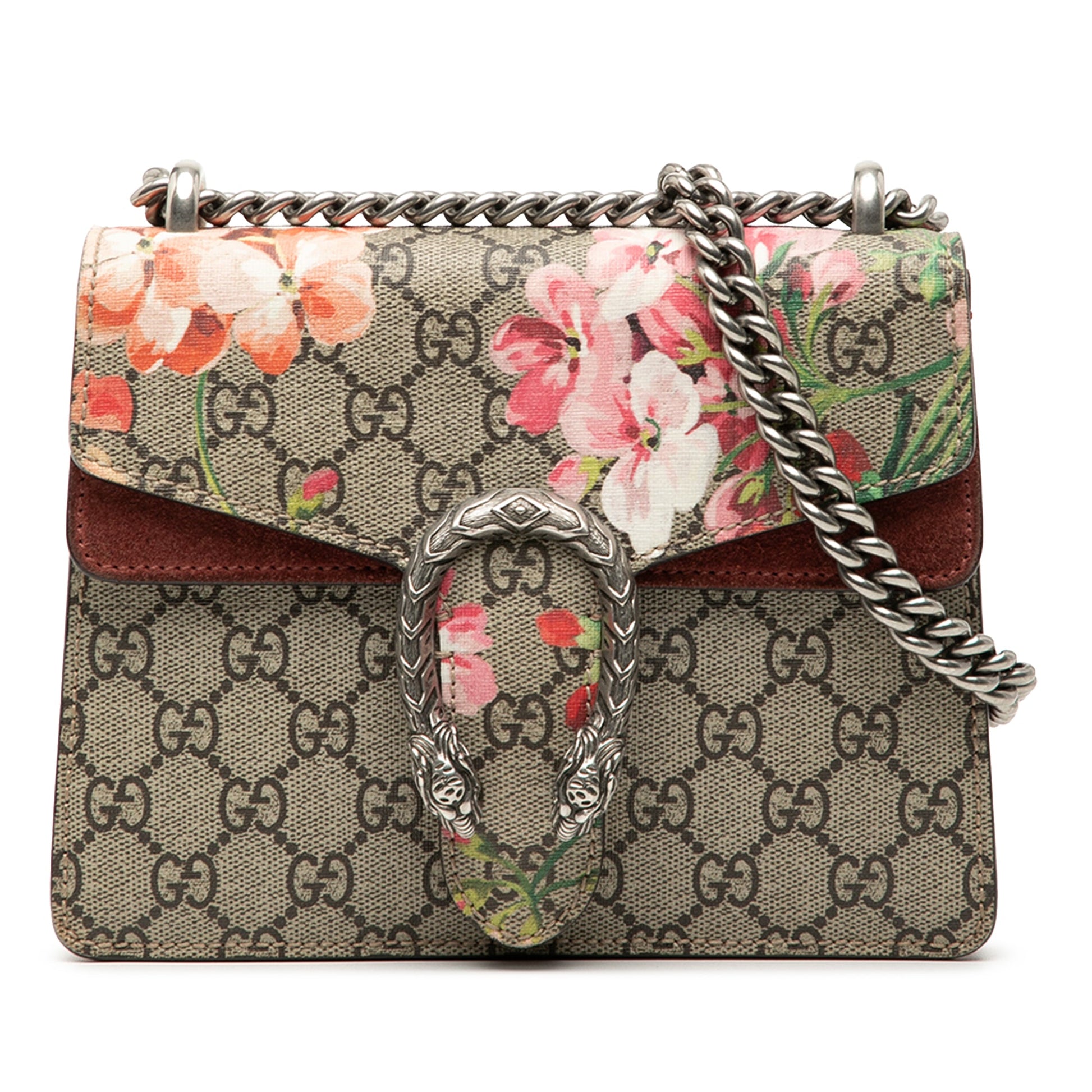 Gucci Small GG Supreme Blooms Dionysus Crossbody
