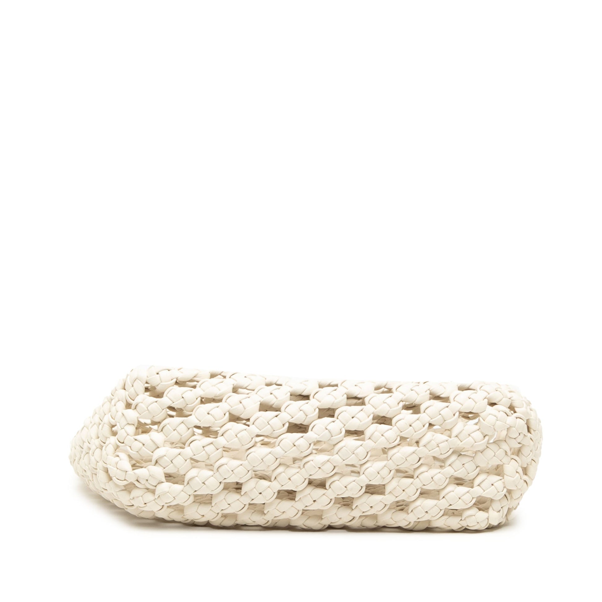 Miu Miu Nappa Macrame Bucket Bag