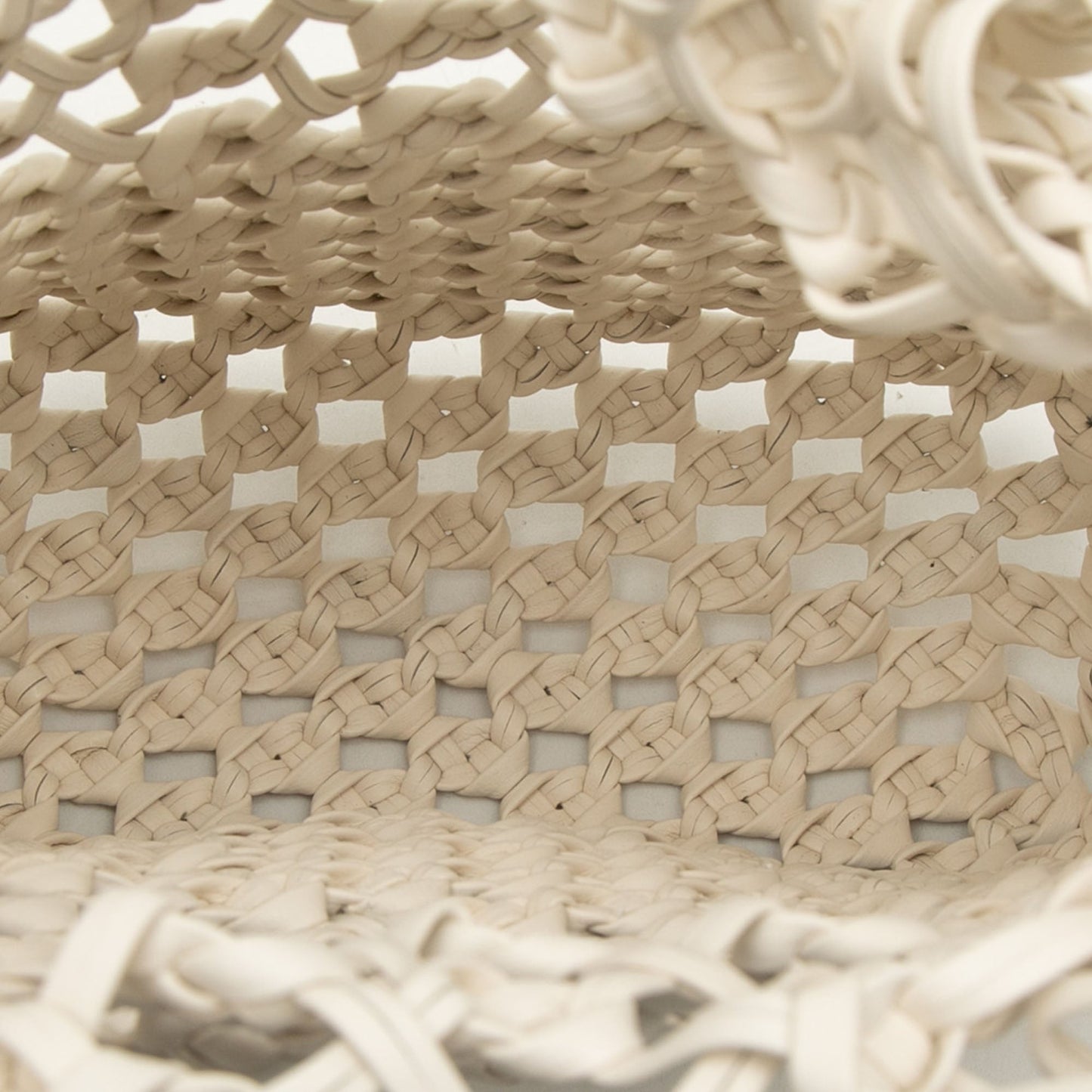 Miu Miu Nappa Macrame Bucket Bag