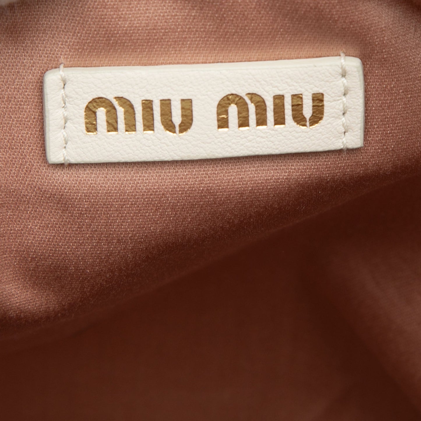 Miu Miu Nappa Macrame Bucket Bag