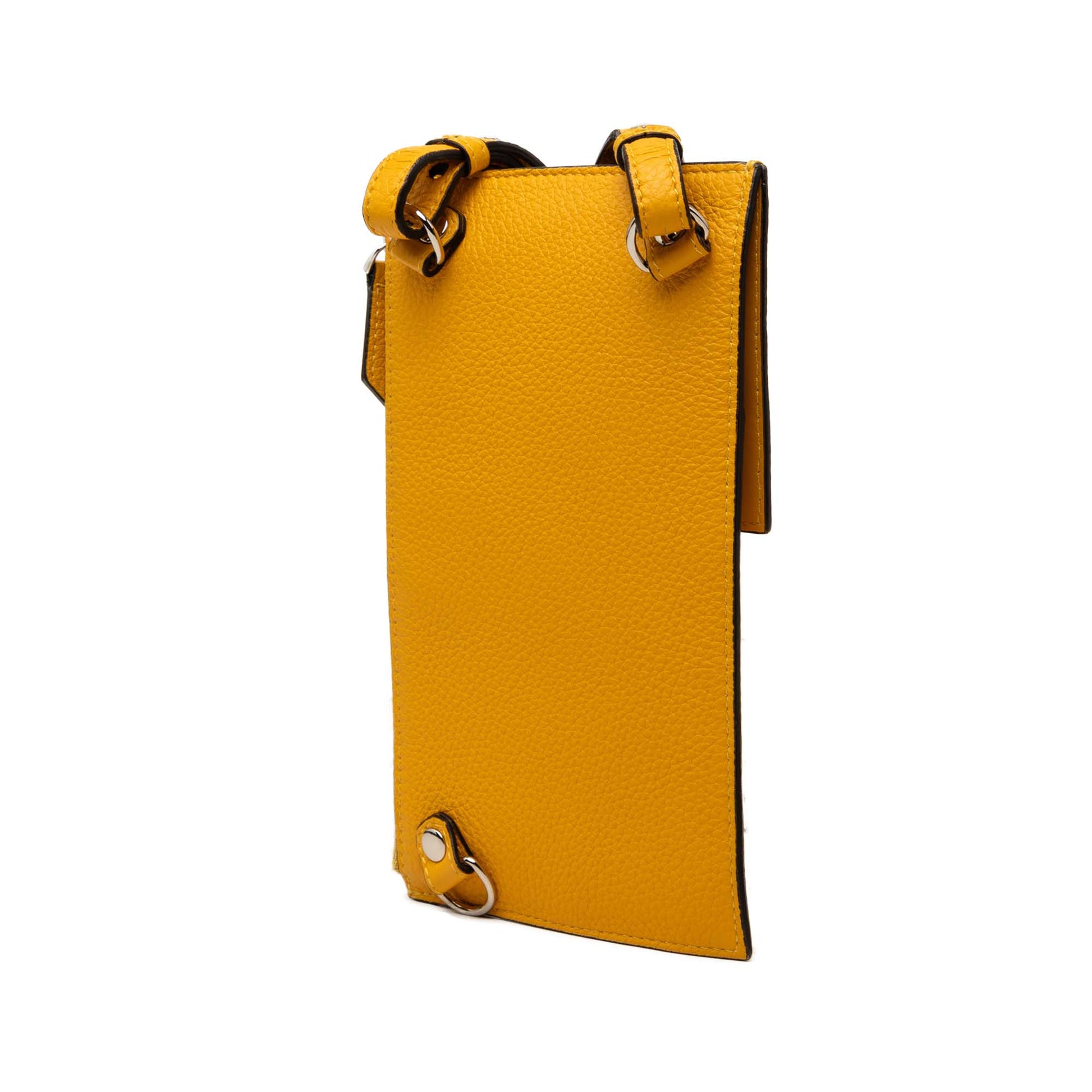 Fendi Leather Baguette Phone Crossbody