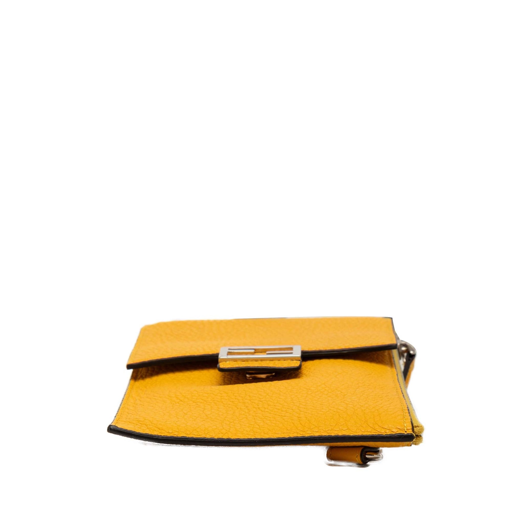 Fendi Leather Baguette Phone Crossbody