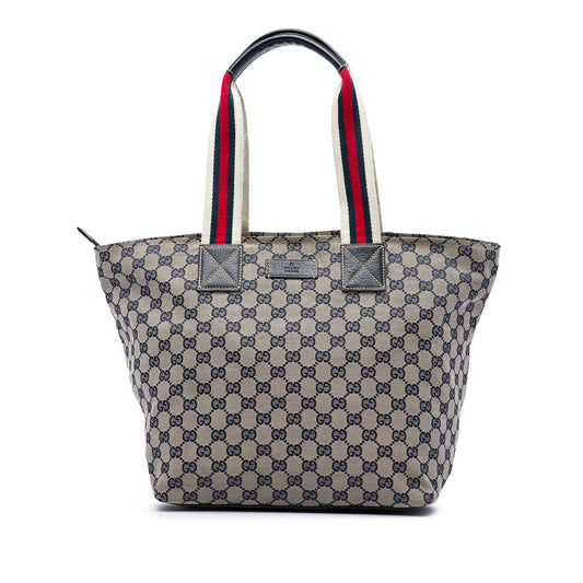 Gucci GG Canvas Web Tote