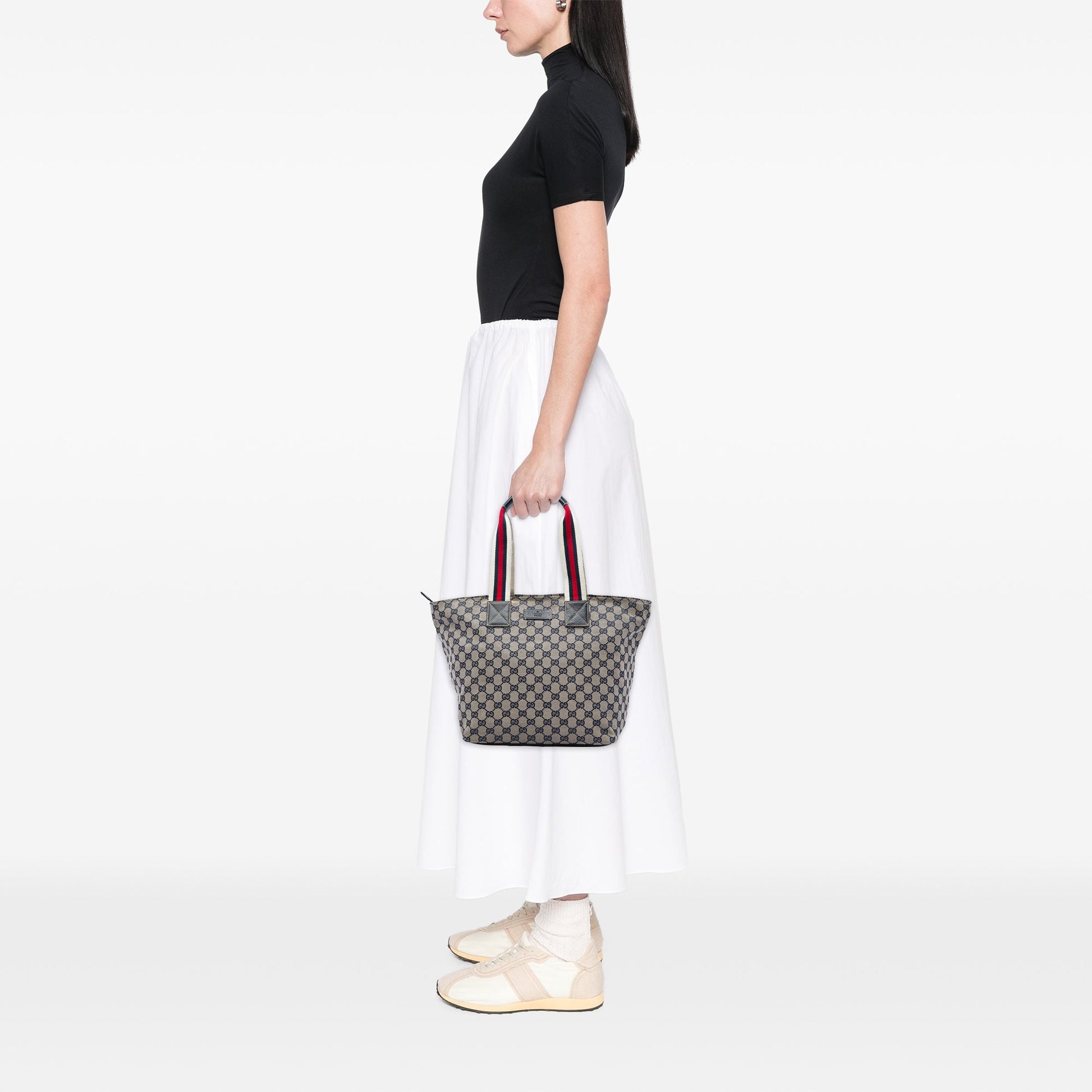 Gucci GG Canvas Web Tote