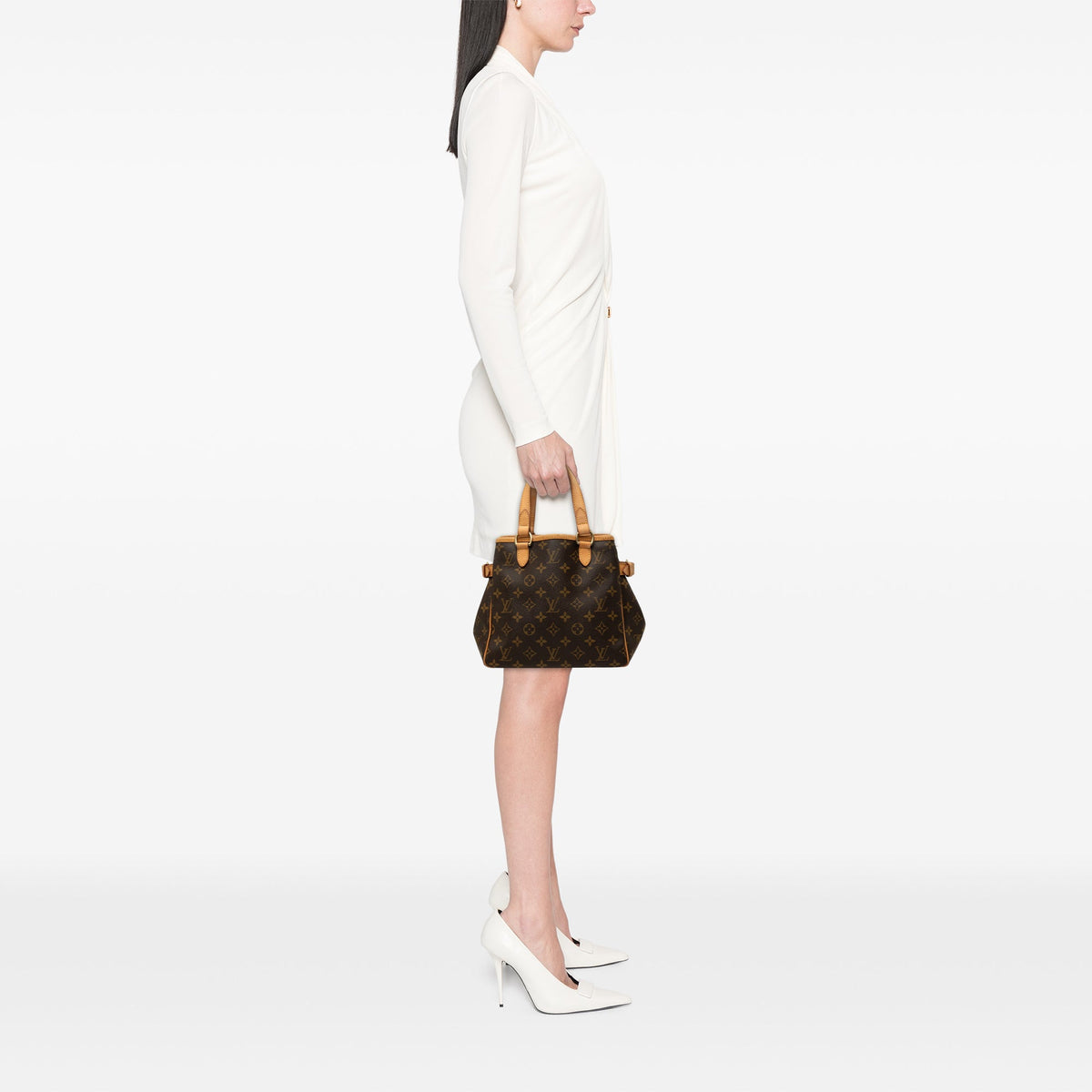Louis Vuitton Monogram Batignolles Vertical PM — Brown
