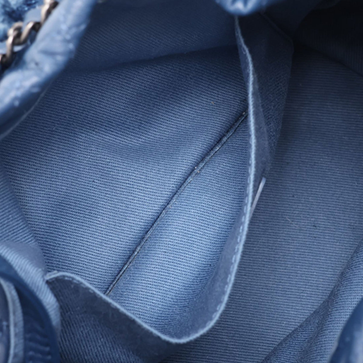 Chanel Paris Salzburg Denim Edelweiss Fringe Bucket Bag — Blue