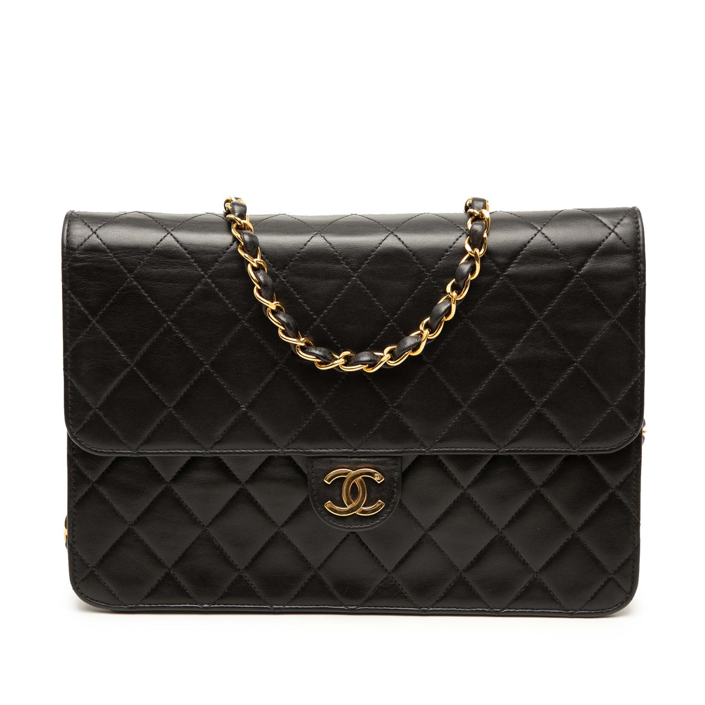 Chanel Medium CC Quilted Lambskin Single Flap