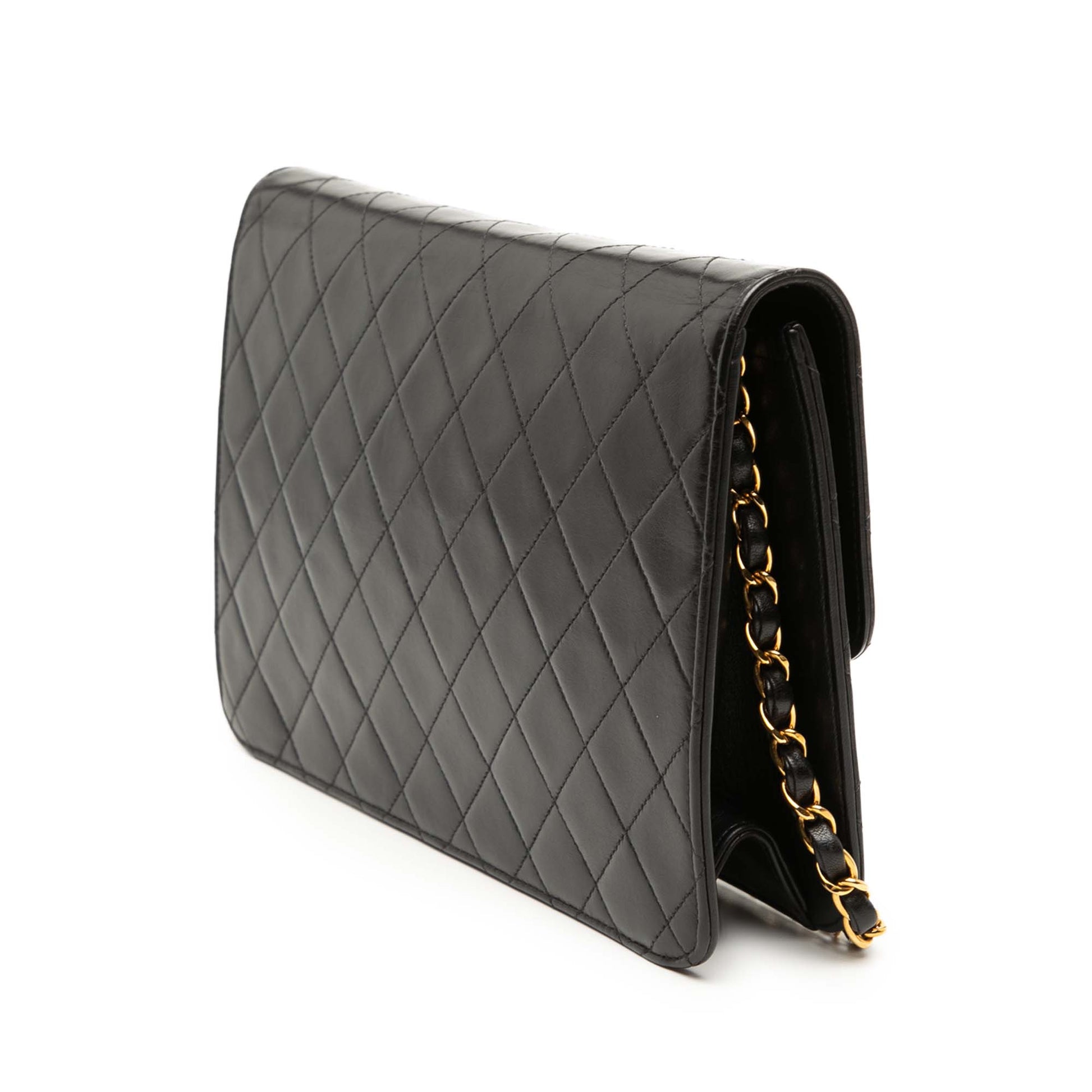Chanel Medium CC Quilted Lambskin Single Flap