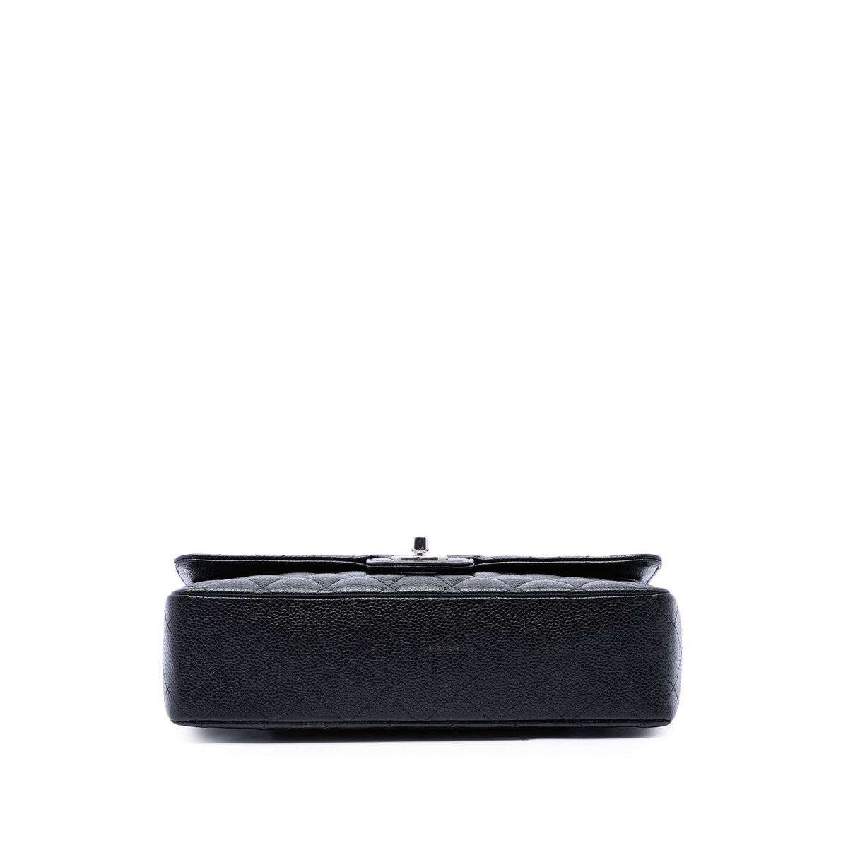 Chanel Medium Classic Caviar Double Flap — Black