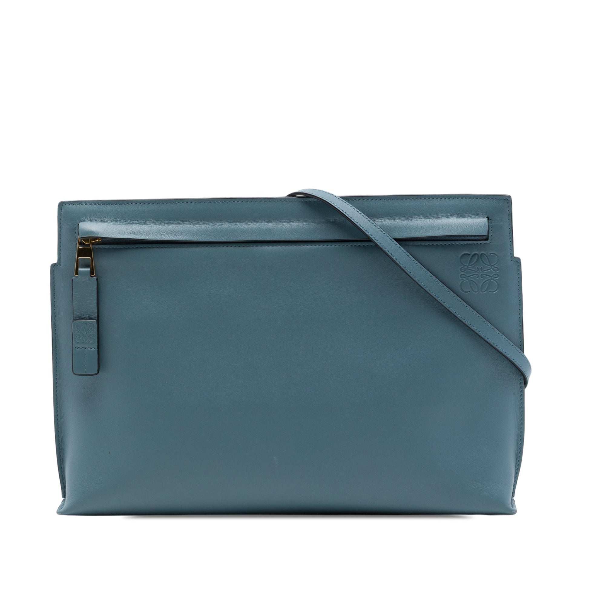 LOEWE Leather Anagram T Pouch Crossbody