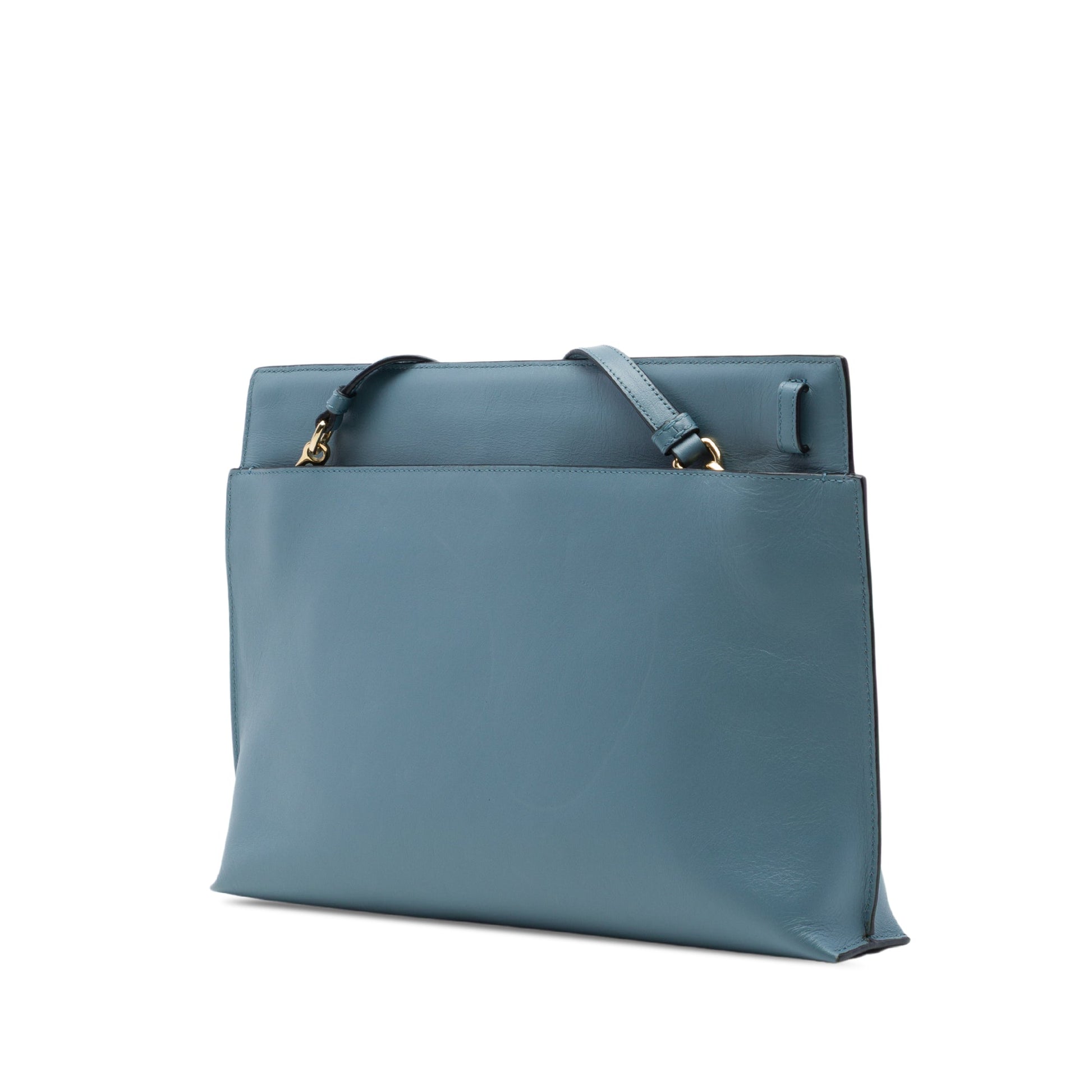 LOEWE Leather Anagram T Pouch Crossbody