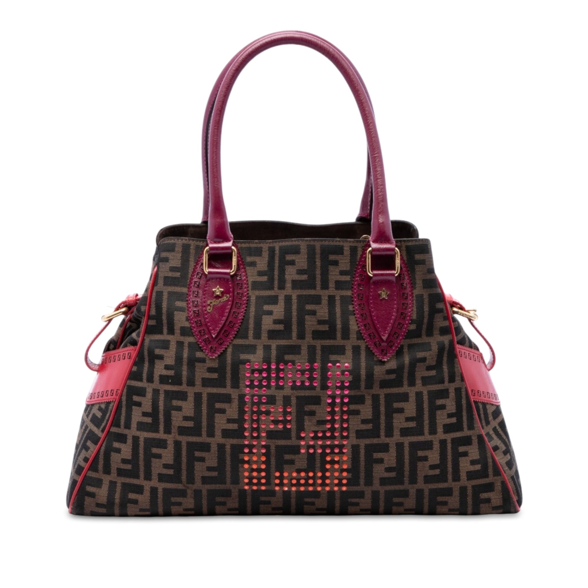 Fendi Zucca Canvas Etniko Du Jour Handbag