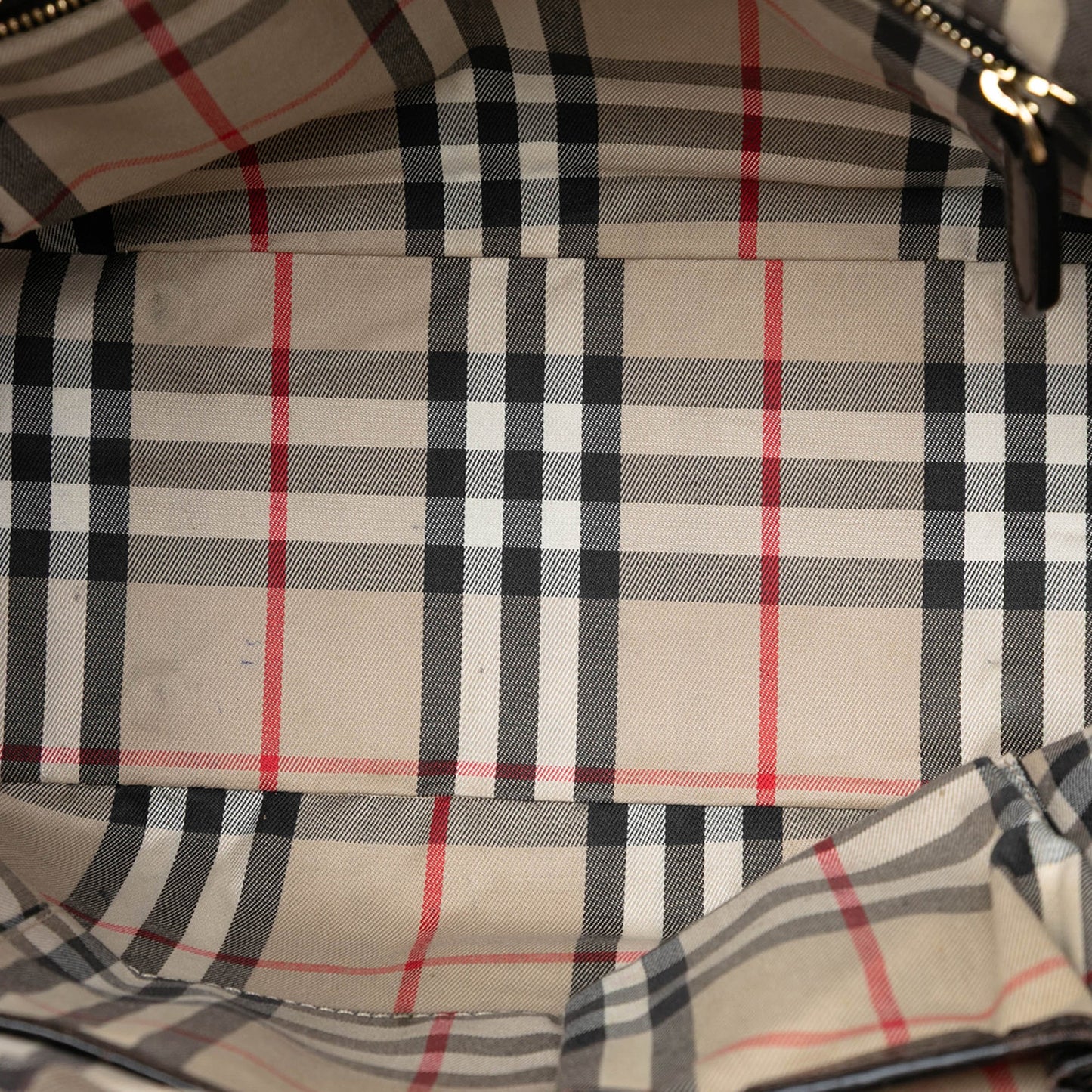 Burberry Small Grained Calfskin Orchard Bowling Bag