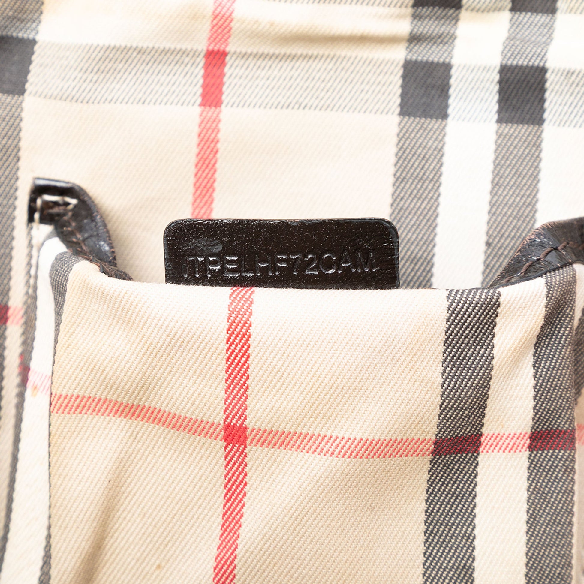Burberry Small Grained Calfskin Orchard Bowling Bag