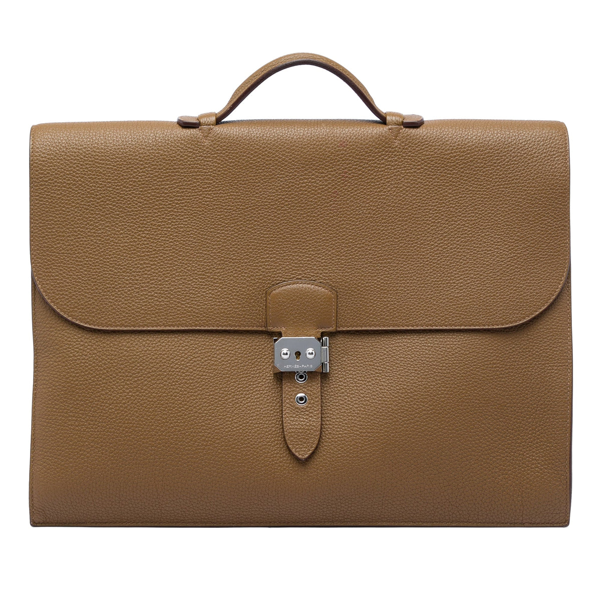 Hermès Togo Sac a Depeches 40 — Brown