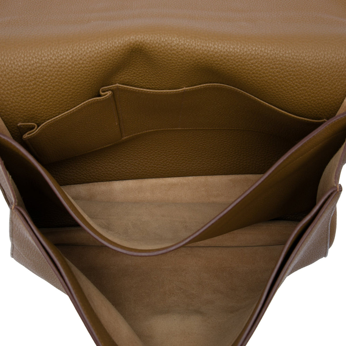 Hermès Togo Sac a Depeches 40 — Brown