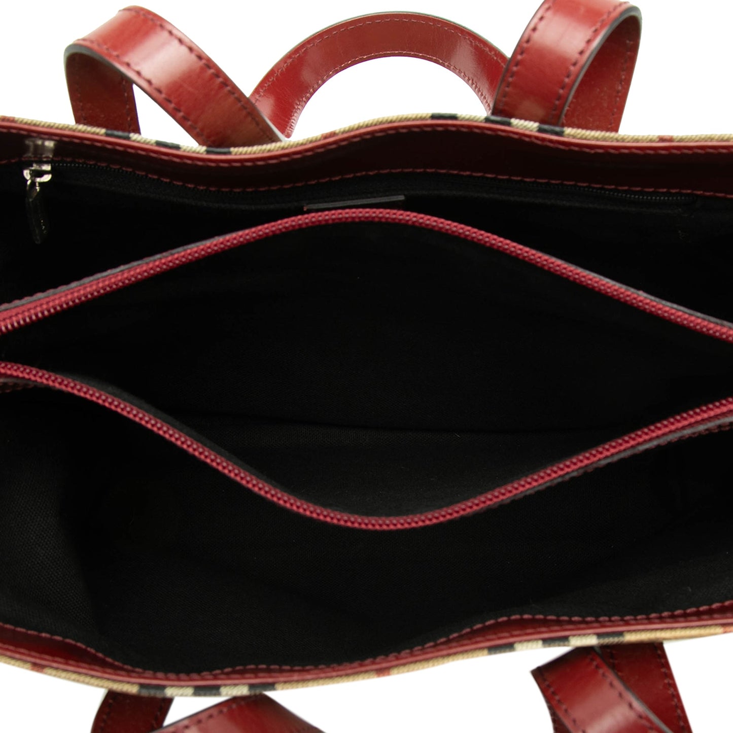 Burberry Haymarket Check Coated Canvas Tote